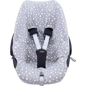 JYOKO KIDS Housse pour siège auto bébé en coton compatible avec Maxi COSI Pebble 360 Y FamilyFix 360 (White Star) - Publicité