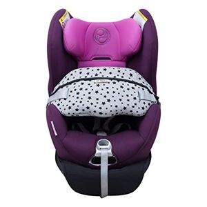 JYOKO Kids Housse de Accessoire pour siège Auto bébé en Coton Compatible avec Cybex Gold Sirona – M2 I-Size (Black Star) - Publicité
