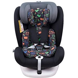 JYOKO KIDS Housse pour réducteur de siège auto bébé en coton compatible avec Joie Stages, Every Stages (Happy Dino) - Publicité