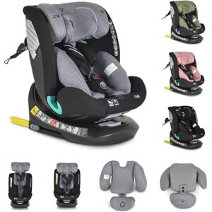 Cangaroo siège bébé i-Size Quill (40-150cm) groupe 0/1/2/3 Isofix pivotant à 360, coloris:gris - Publicité