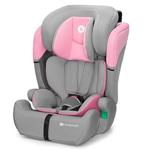 KINDERKRAFT COMFORT UP i-Size 76 et 150 cm, Siège auto bébé Groupe 1/2/3 de 9 à 36 kg, 15 mois à 12 ans, Têtière ajustable, 11 niveaux de réglage, Harnais de sécurité 5 points, Housse amovible, Rose - Publicité