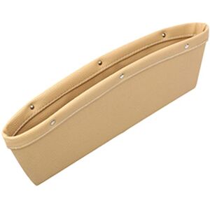 zhbotaolang Sac de Rangement Latéral pour Siège de Voiture en Cuir(Beige) - Publicité