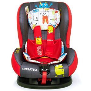 Cosatto Moova 2 Toddler Car Seat Group 1, 9-18 kg, 9 Months-12 years, Anti-Escape, Forward Facing (Monster Mob) - Publicité