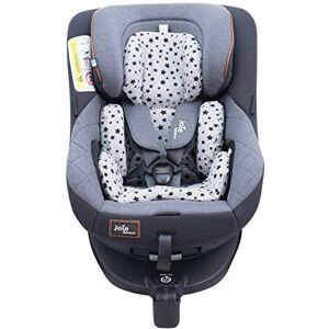 JYOKO KIDS Housse pour réducteur de siège auto bébé en coton compatible avec Joie Spin 360 (Black Star) - Publicité