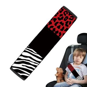 Besreey Coussin de ceinture de sécurité, coussinets de sangle de siège de voiture   Coussins de ceinture de sécurité style zèbre épaulière,Coussinets de ceinture de sécurité, joli protecteur de - Publicité