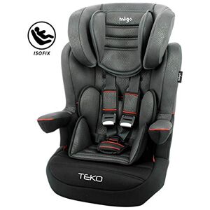 migo Siège rehausseur enfant isofix TEKO Grp 1/2/3 (9-36kg) Casual black by - Publicité