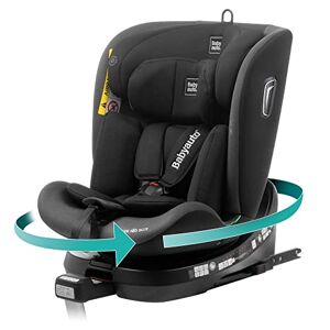 Babyauto Siège auto bébé Aitana 360° pivotant ISOFIX pied de support Siège auto pour enfants groupe 0+/1/2/3 (0-36 kg/0-12 ans) siège auto iSize ceinture de sécurité à 5 points noir/anthracite - Publicité