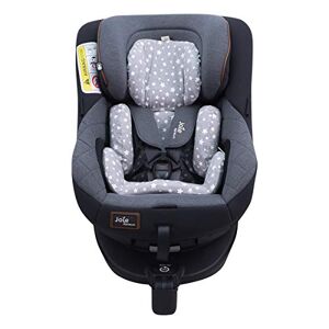 JYOKO KIDS Housse pour réducteur de siège auto bébé en coton compatible avec Joie Spin 360 (White Star) - Publicité