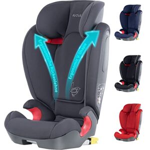 AVOVA Star-Fix Siège auto 100-150 cm avec ISOFIX Standard R-129, rehausseur à dossier haut groupe 2/3 4-12 ans Made in Germany Koala Grey, avec Protection de Siège Voiture - Publicité