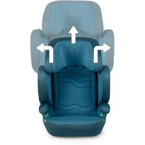 KINDERKRAFT XPAND 2 I-Size, Siège Auto, Isofix, Groupe 2/3 (15-36 kg), 100-150 cm, Réhausseur, Harnais de sécurité, la Largeur et la Hauteur Ajustable, Réglage Facile, Bleu - Publicité