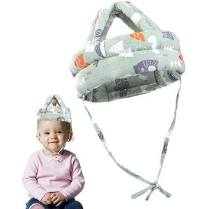 Hodfid Casque bébé,Casque de protection de tête en coton pour tout-petit de 6 à 36 mois   Oreillers de chambre d'enfant pour la maison, la crèche, les organisations d'apprentissage de la petite - Publicité