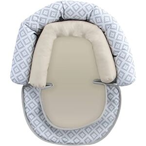 KAKIBLIN Coussin de siège auto pour bébé Coussin de soutien de la tête et du corps Coussin de siège pour enfant Gris - Publicité