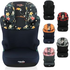 nania – Siège auto Rehausseur ceinturé START I 106-140 cm R129 i-Size – Pour les enfants de 5 à 10 ans – Têtière réglable en hauteur – Base inclinable – Fabrication Française (Non isofix, Toucan) - Publicité