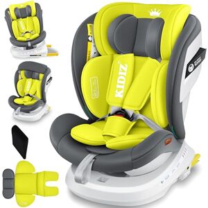 Siège auto Grp 0/1/2/3 isofix pivotant 360° avec jambe de force