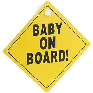 infactory Plaque Baby on Board en PVC avec ventouse [] - Publicité