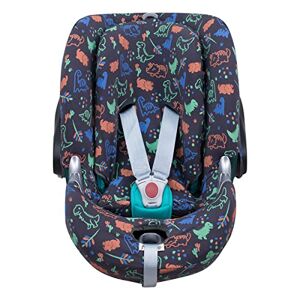 JYOKO Kids Housse pour siège Auto bébé en Coton Compatible avec Cybex Aton Cloud- Q-M-2-4-5 (ATON Q, Happy Dino) - Publicité