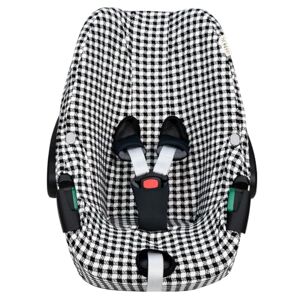 JYOKO Kids Housse pour siège Auto bébé en Coton Compatible avec Maxi COSI Pebble 360 (Vichy) - Publicité