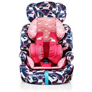 Cosatto Zoomi Car Seat Group 1 2 3, 9-36 kg, 9 Months-12 years, Side Impact Protection, Forward Facing (Magic Unicorns) - Publicité