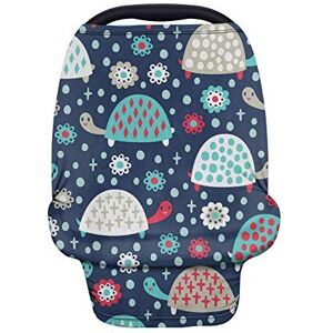 Showudesigns Couverture d'allaitement en forme de tortue Housse extensible pour siège de voiture Pour bébé fille Légère et respirante Pour siège de voiture Pour garçon - Publicité