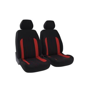 DBS Housse de siège universelle Kit avant : 2 sièges (avant) - Maille polyester et mesh Rouge (Ref: 01012725) - Publicité