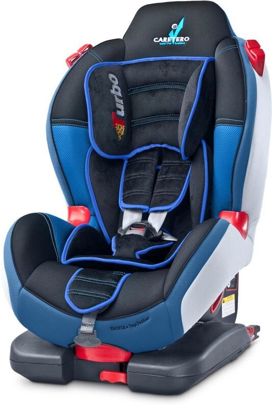 HUCOCO Siège auto groupe 1/2 bébé enfant 9-25 kg SPORT TURBO FIX ISOFIX - Bleu