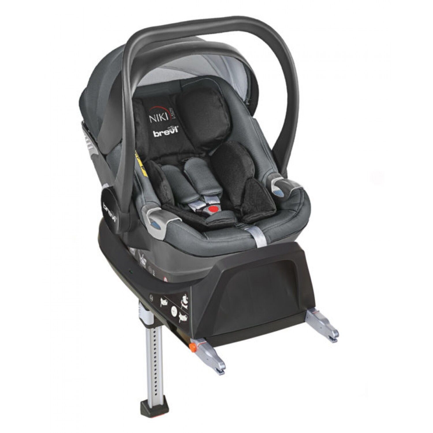 Brevi Niki I-size Siège Isofix Voiture Noir