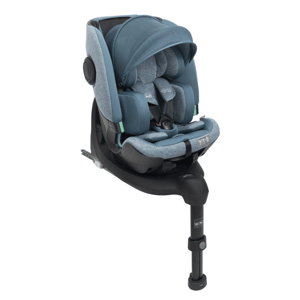 Chicco Seggiolino Auto Bi-Seat i-Size Air (40 150 cm) Teal Blue