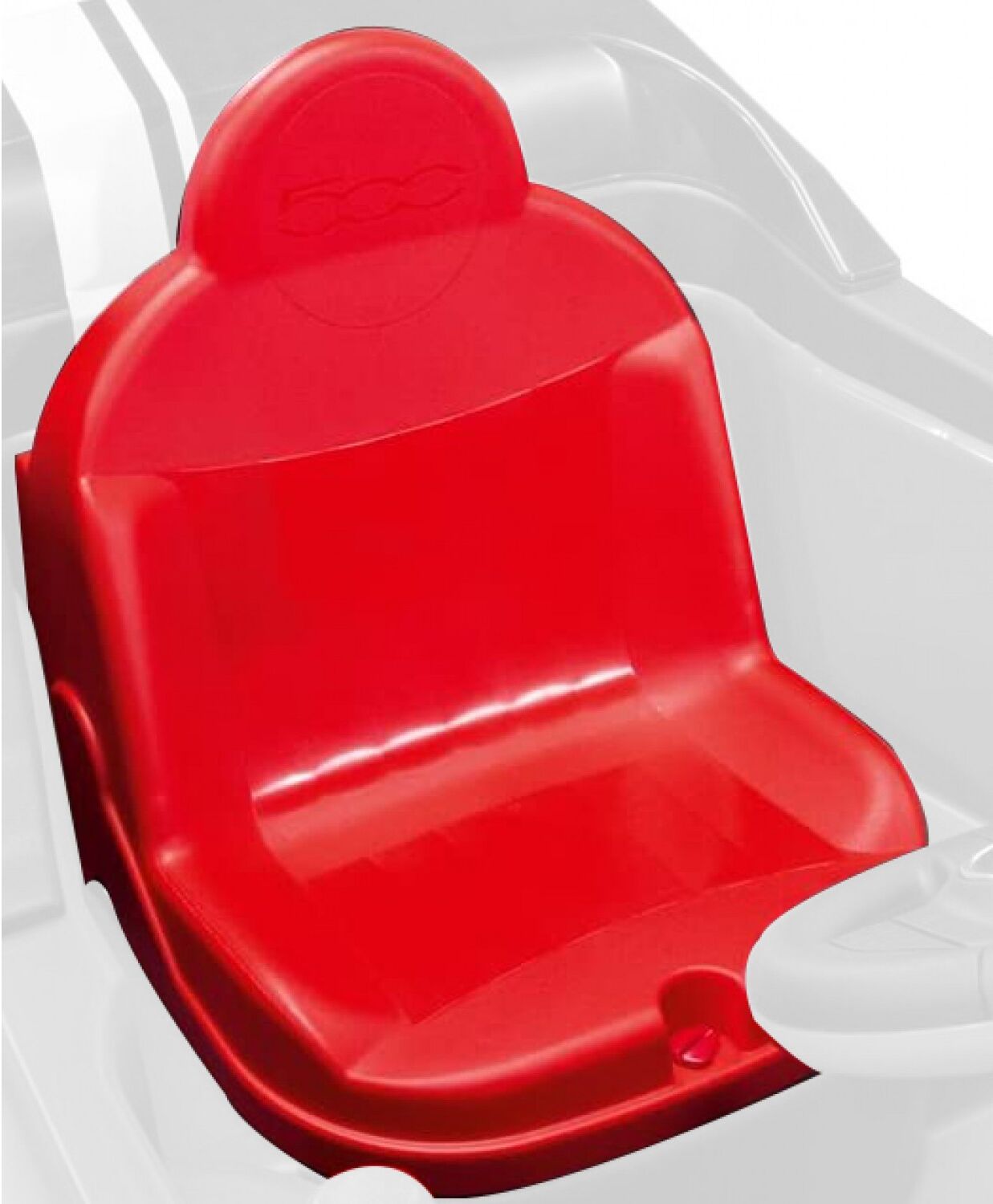 Peg Perego Sedile Peg Perego per Auto Elettrica Fiat 500 Rosso