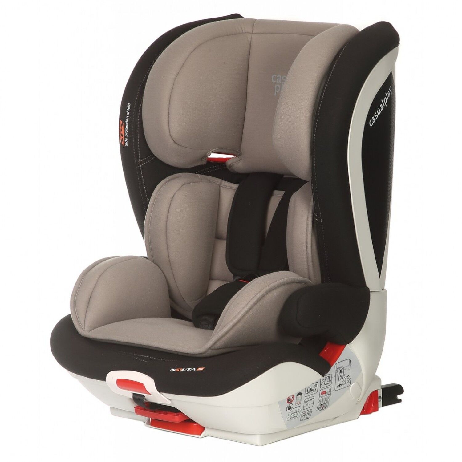 Casual Play Seggiolino Auto Casualplay Isofix Nauta Fix 9-36 Kg Grey South