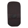 Congin Autostoel Anti-Kick Beschermmatten voor Peugeot 308 hayon 2013-2021, Lederen Waterdichte Autostoel Anti-kick Pads Auto-Interieuraccessoires,A/Black-Red line-B/Long