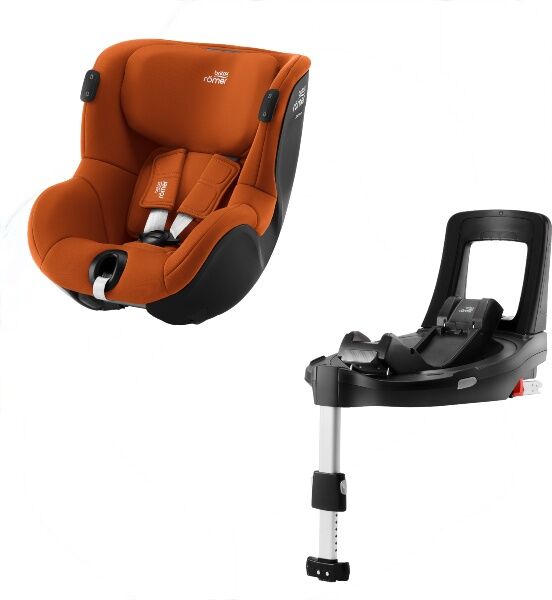 Britax  bilstol, dualfix Isense M/base, småbarnstol - Golden Cognac