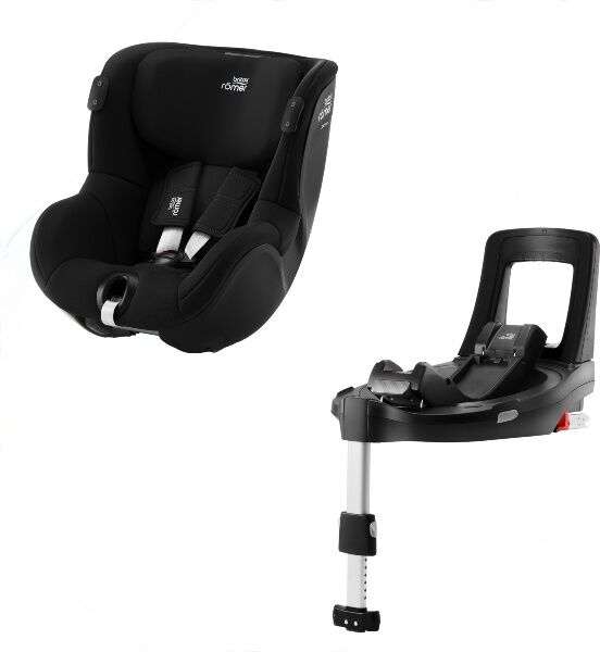 Britax  bilstol, dualfix Isense M/base, småbarnstol - Space Black