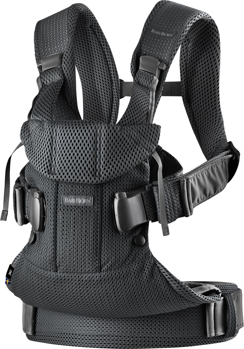 Babybjorn Porta-bebé one air mesh 98025   Preto