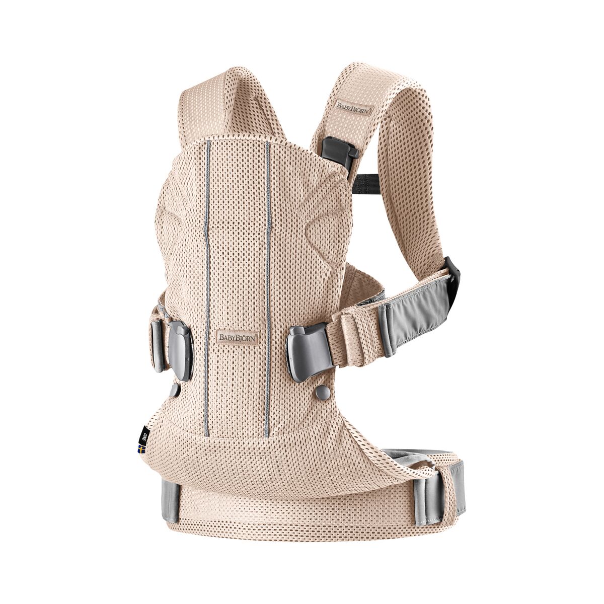 Babybjorn Porta-bebé one air mesh 3D 98001   Rosa-Nacarado