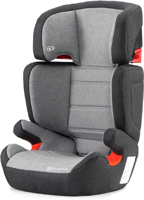 KinderKraft Cadeira Auto Kinderkraft Junior Fix Preto/Cinza com Sistema Isofix