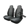 Autobits Luxor 2 sittdynor sittkudde sittdyna bilstol sittdyna sittdyna personbil sitsig vacker grå/svart
