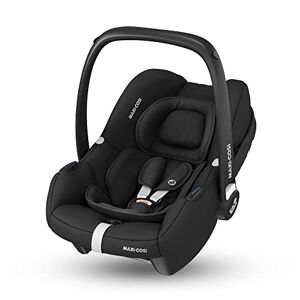8558672302 Maxi-Cosi CabrioFix i-Size, Baby Car Seat, 0–12 Months, Max. 12kg, Lightweight Car Seat Newborn (3.2kg), Large Sun Canopy, Extra Padded Seat, Fits most Maxi-Cosi Pushchairs, Essential Black