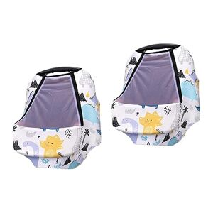 TOYANDONA 2pcs Baby Carrier Cover Infant Car Seat Canopy Baby Car Seat Cover Girls Rain Poncho Children Carseats Breastfeeding Cloak Kids Poncho Baby Car Seat Canopy Car Seat Cover for Baby