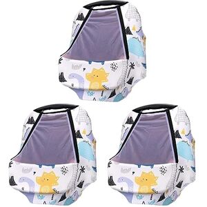 Toyvian 3pcs Baby Carrier Cover Girl Car Seat Kid Shopping Cart Baby Shopping Cart Pushchair Rain Cover Stroller Breastfeeding Cloak Stroller Cover Carseat Canopy Cart Cover