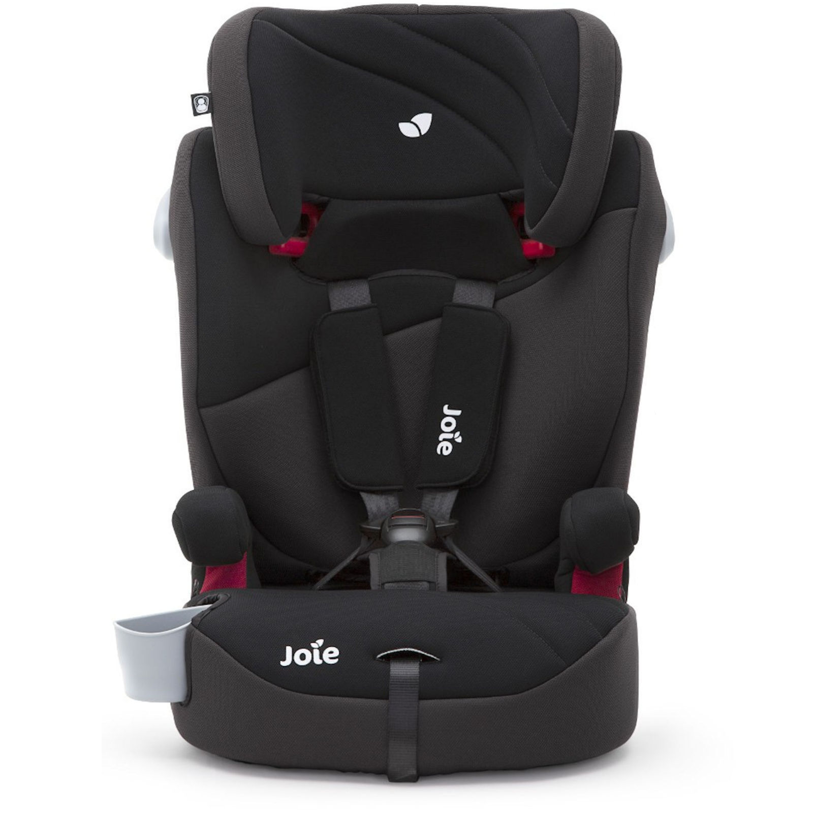 Joie Elevate 2.0 Group 123 Deluxe Padded High Back Booster Car Seat - Two Tone Black