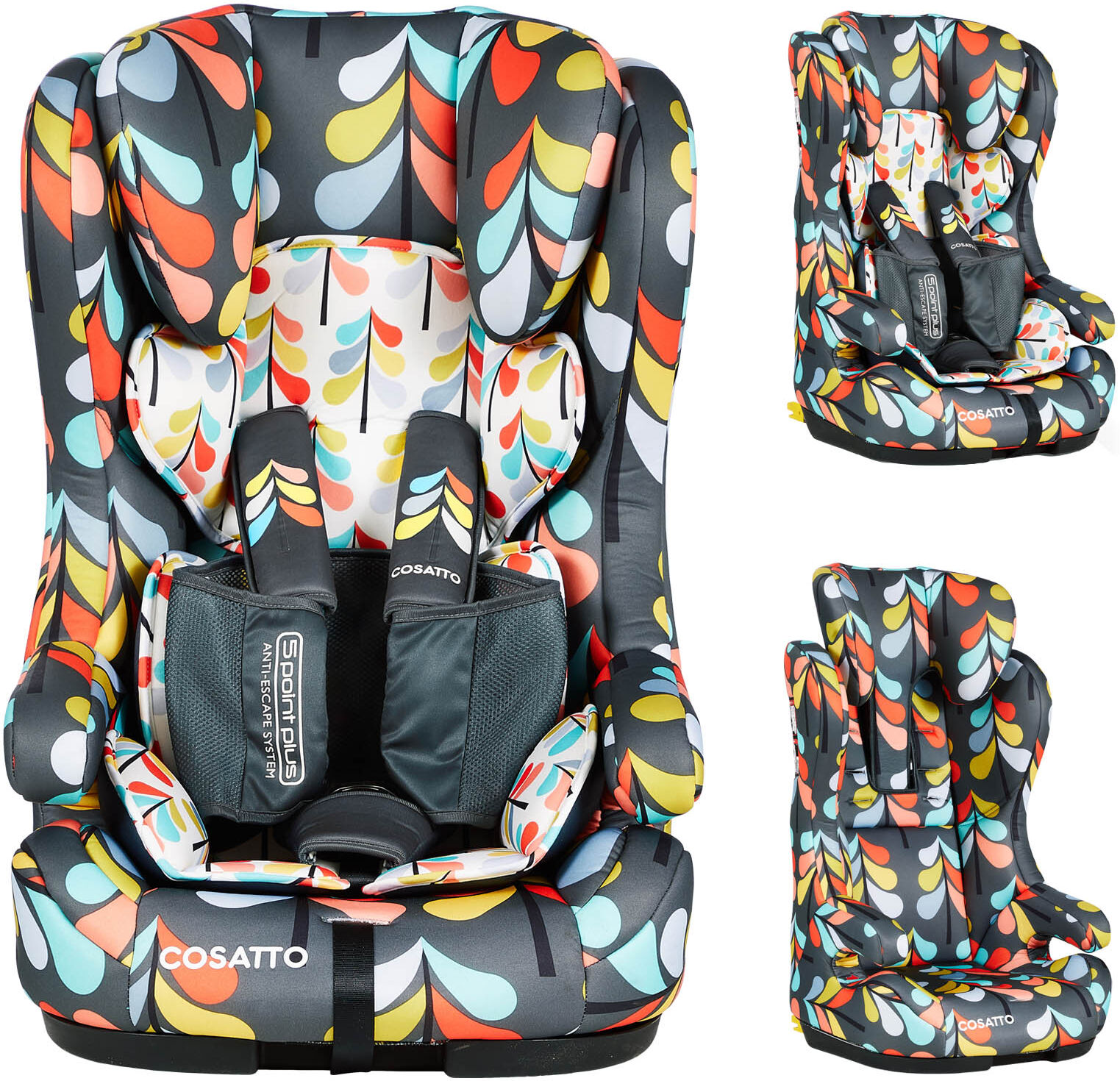 Cosatto Hubbub Group 123 (5 Point Plus) ISOFIX Car Seat - Nordik