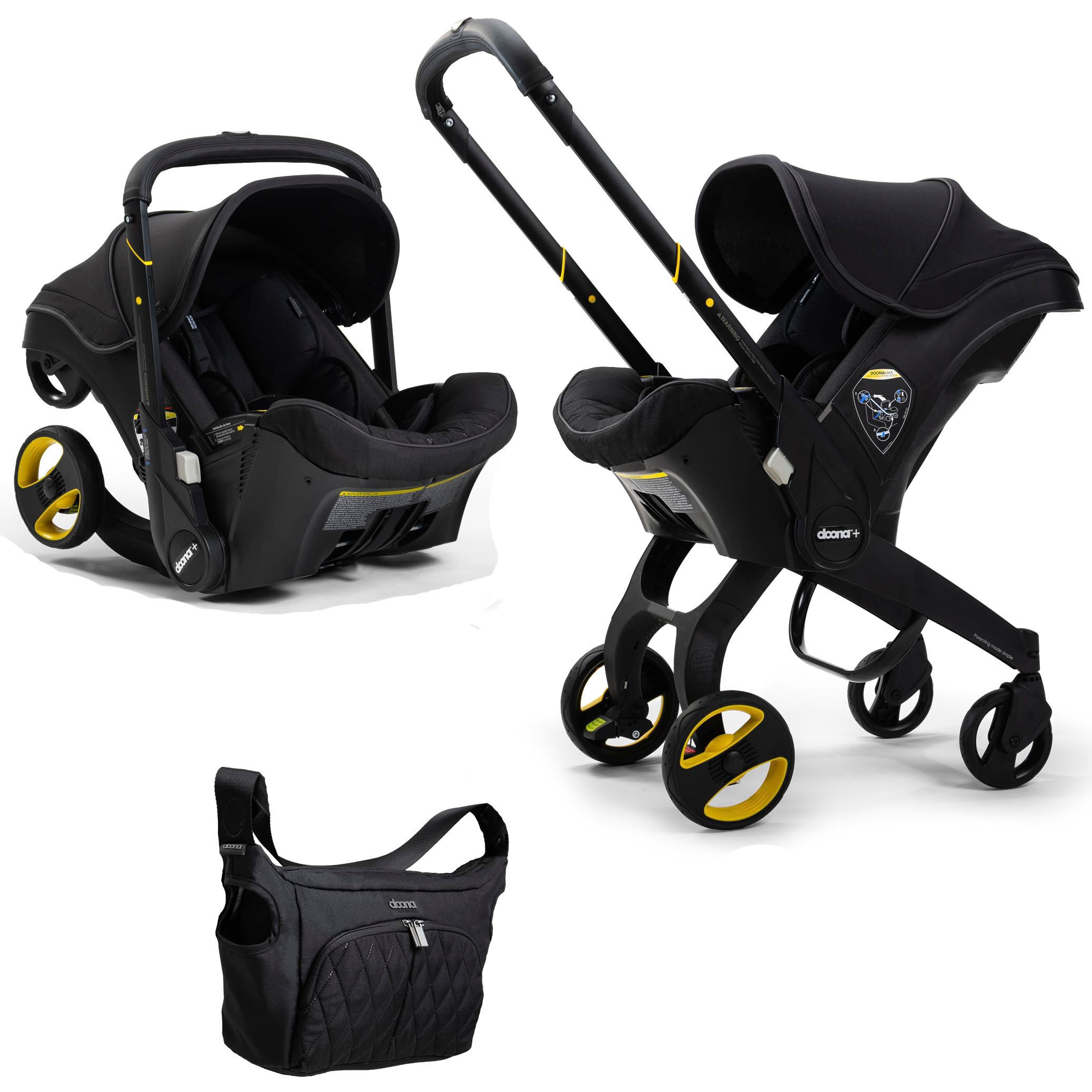Doona Infant Car Seat / Stroller *Limited Edition* - Midnight Black