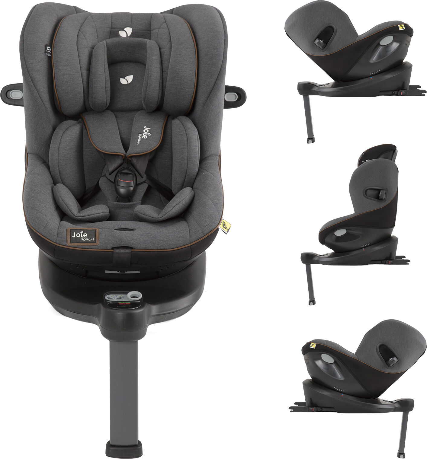 Joie Limited Edition i-Spin 360 iSize ISOFIX Group 0+/1 Car Seat - Signature Noir