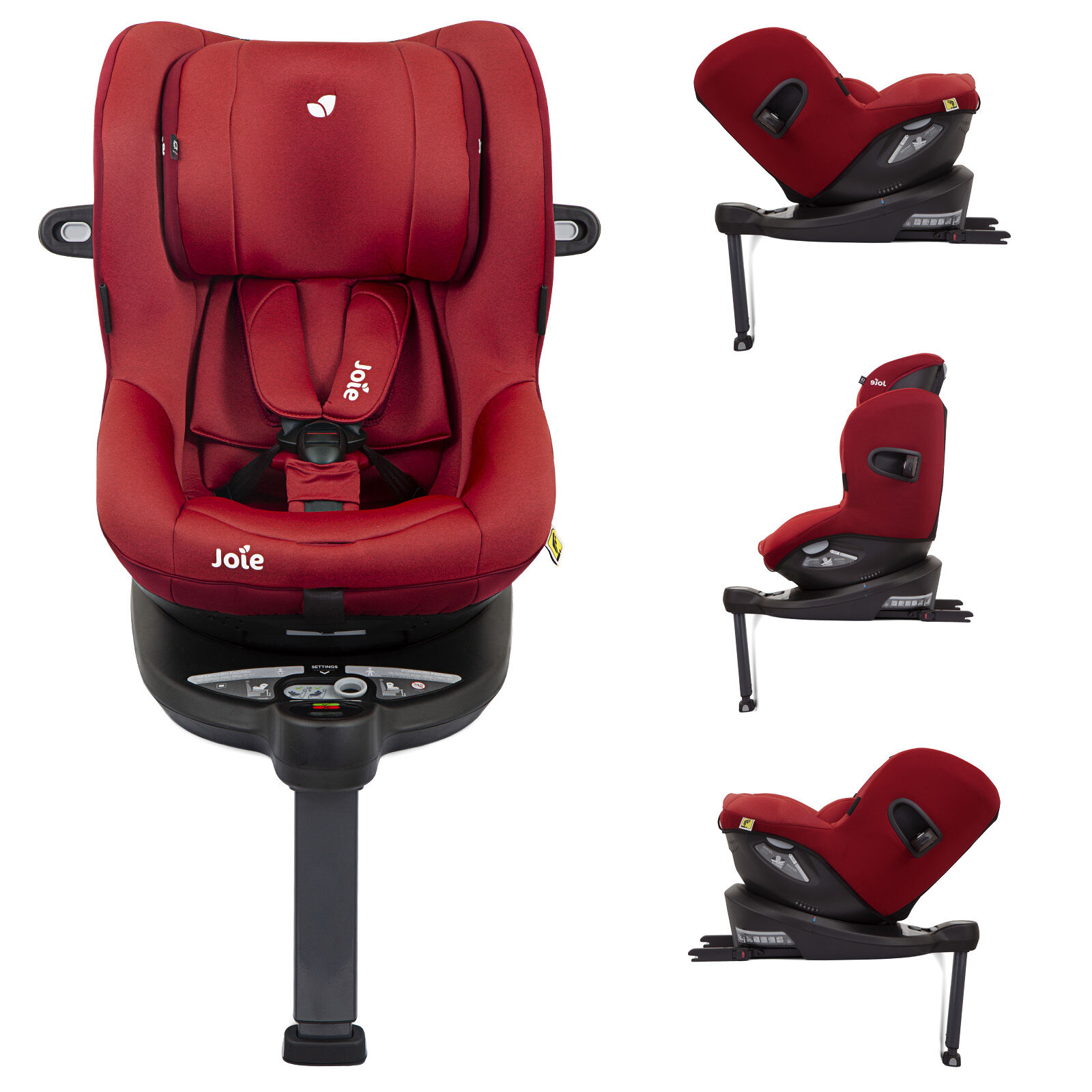 Joie i-Spin 360 iSize ISOFIX Group 0+/1 Car Seat - Merlot