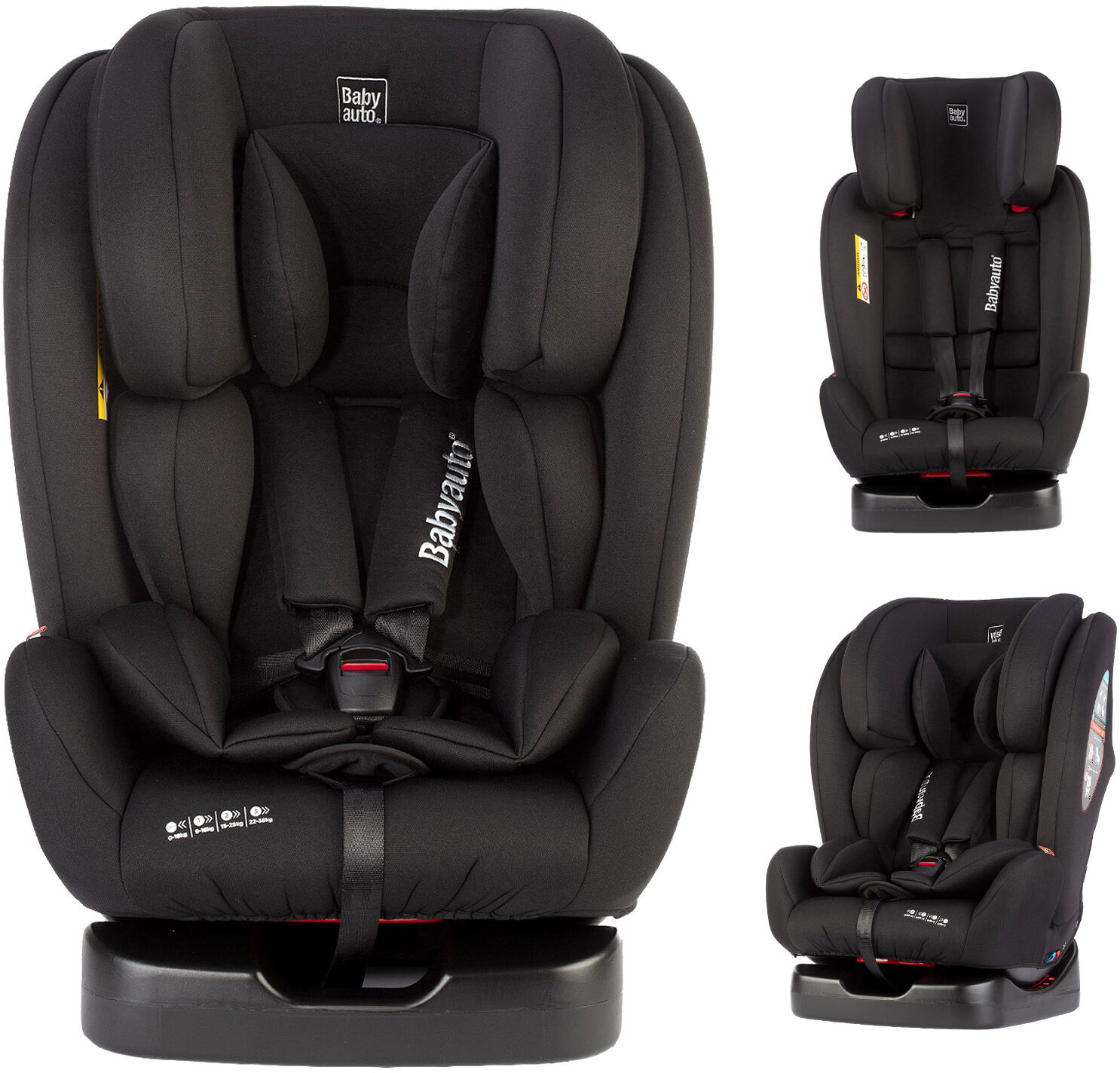 Babyauto Dupla Every Stage Beltfit Group 0+1/2/3 Car Seat - Black