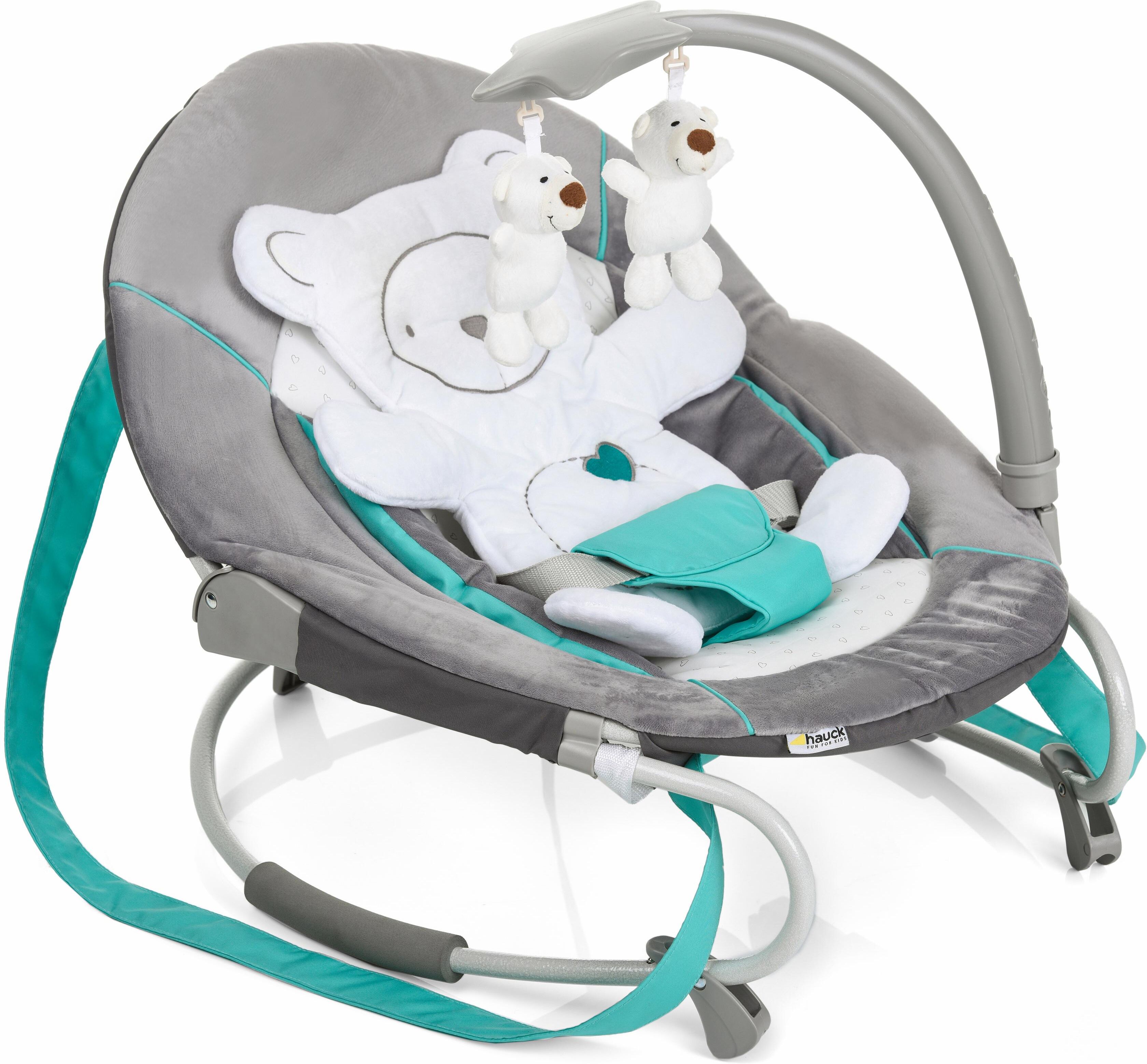 Hauck Babywippe »Leisure, Hearts«, bis 9 kg grau