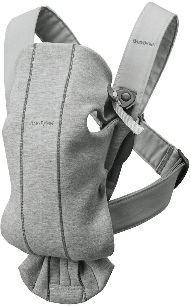 BABYBJORN Babytrage Mini, 3D-Jersey GRAU