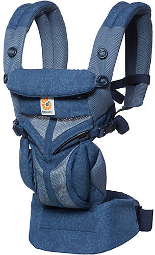 ERGObaby Babytrage Omni 360°, Cool Air Mesh, Blue Blooms blau