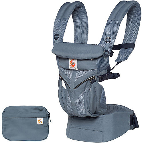 ERGObaby Babytrage Omni 360 - Cool Air - Oxford Blue dunkelblau