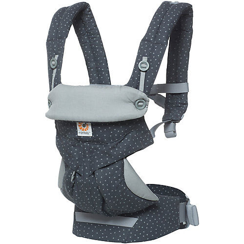 ERGObaby Babytrage 360°, Starry Sky dunkelgrau